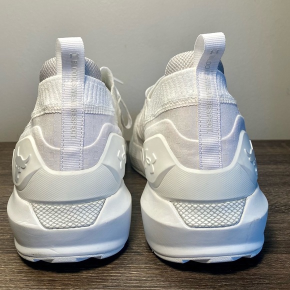 Under Armour Men's Project Rock 3 White Halo Grey - Picture 5 of 10
